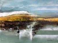 L'passo Benjamin, 36 x 48 Inch, Acrylic on Canvas, Abstract Paintings, AC-LPB-037